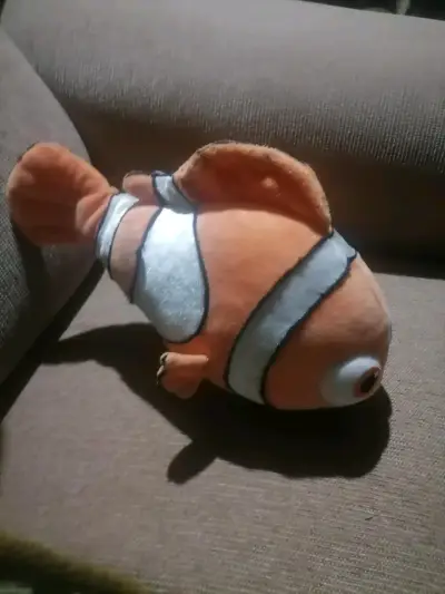 Peluche pez payaso naranja suave (Nemo) - miniatura 4