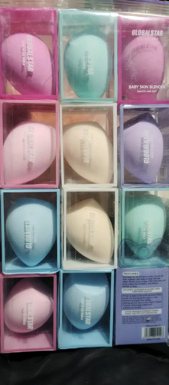 Esponjas de maquillaje multicolor 4xLUCA - 1