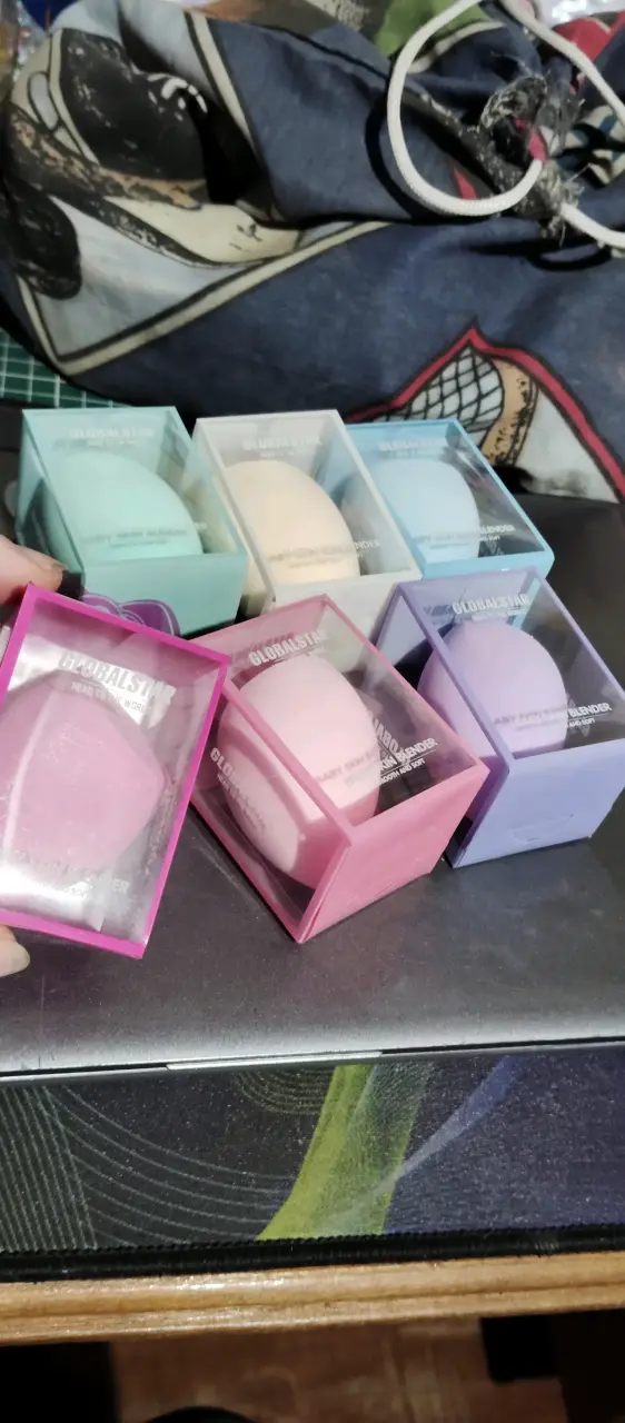 Esponjas de maquillaje multicolor 4xLUCA - 3