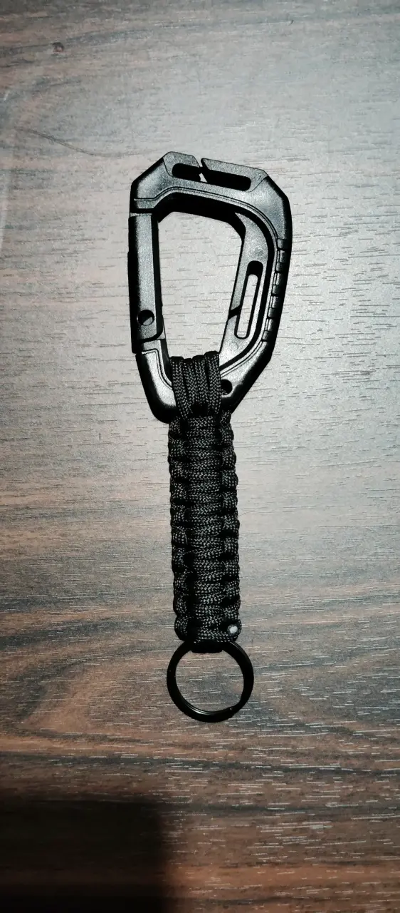 Mosquetones tácticos con paracord - 3
