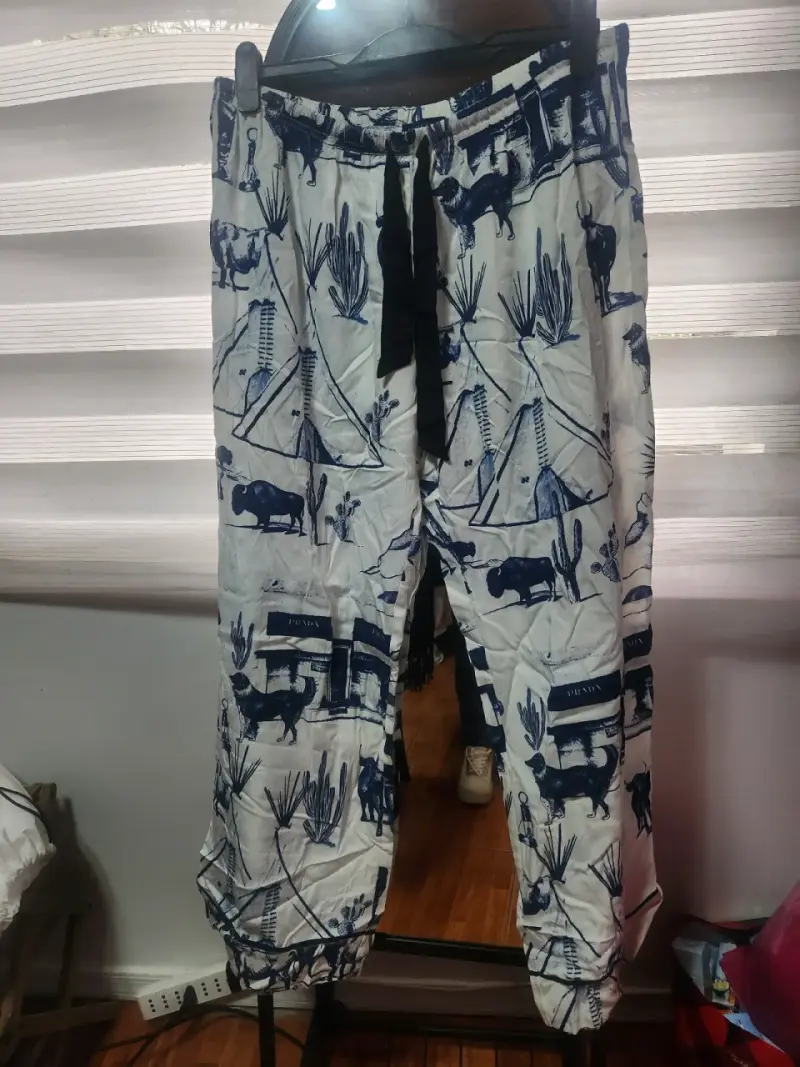 Pantalones estampados casuales unisex - 2