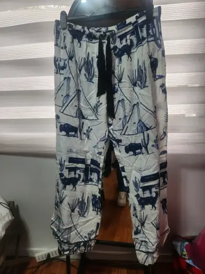 Pantalones estampados casuales unisex - miniatura 2
