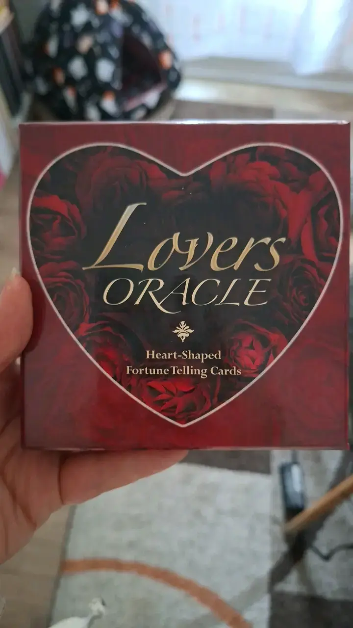 Cartas adivinatorias Lovers Oracle en forma de corazón - 1