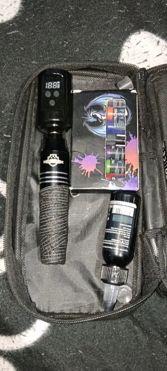 Kit de máquina de tatuar pen inalámbrica - 1