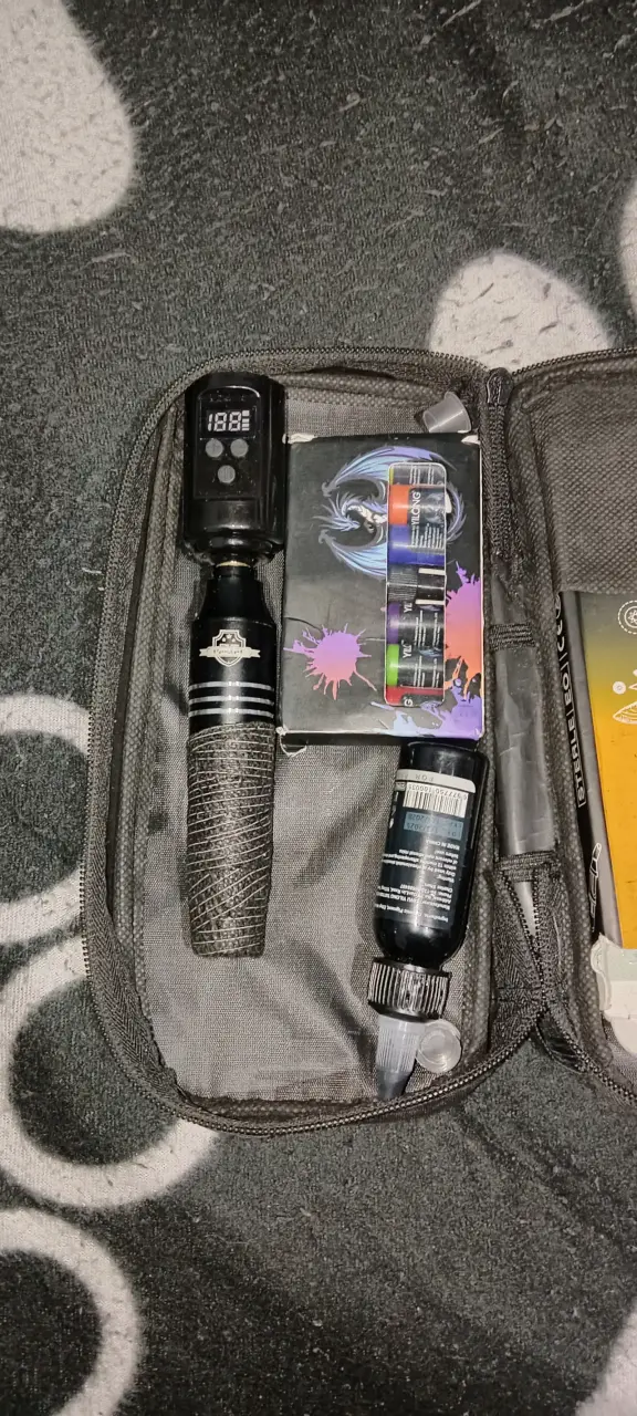 Kit de máquina de tatuar pen inalámbrica - 2