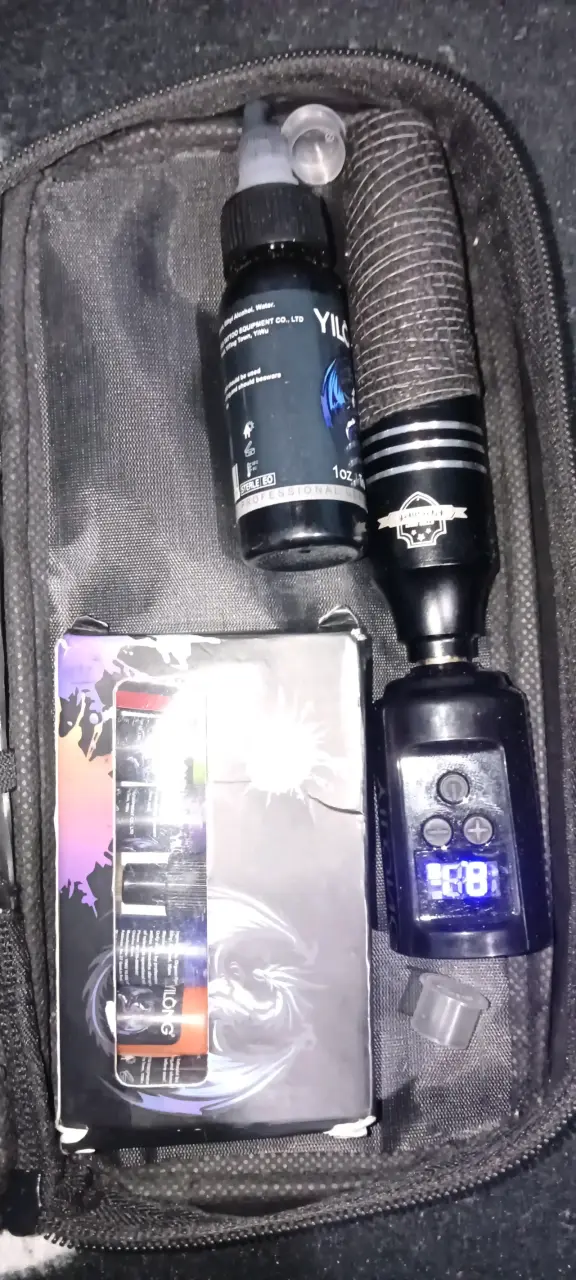 Kit de máquina de tatuar pen inalámbrica - 3