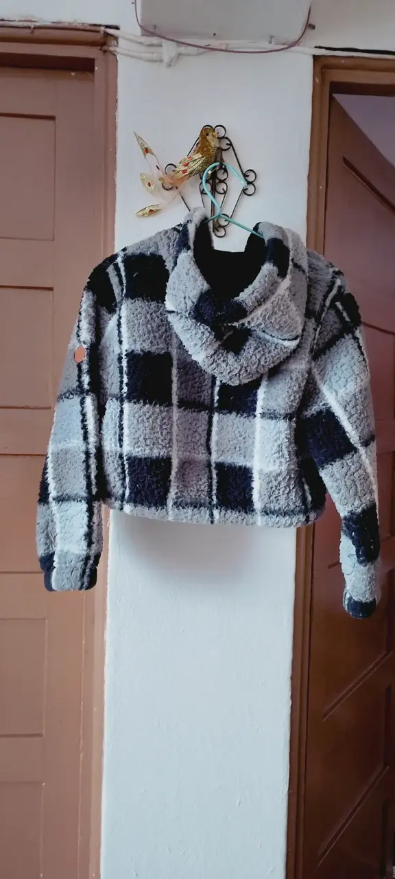 Chaqueta de chiporro con diseño a cuadros - 4