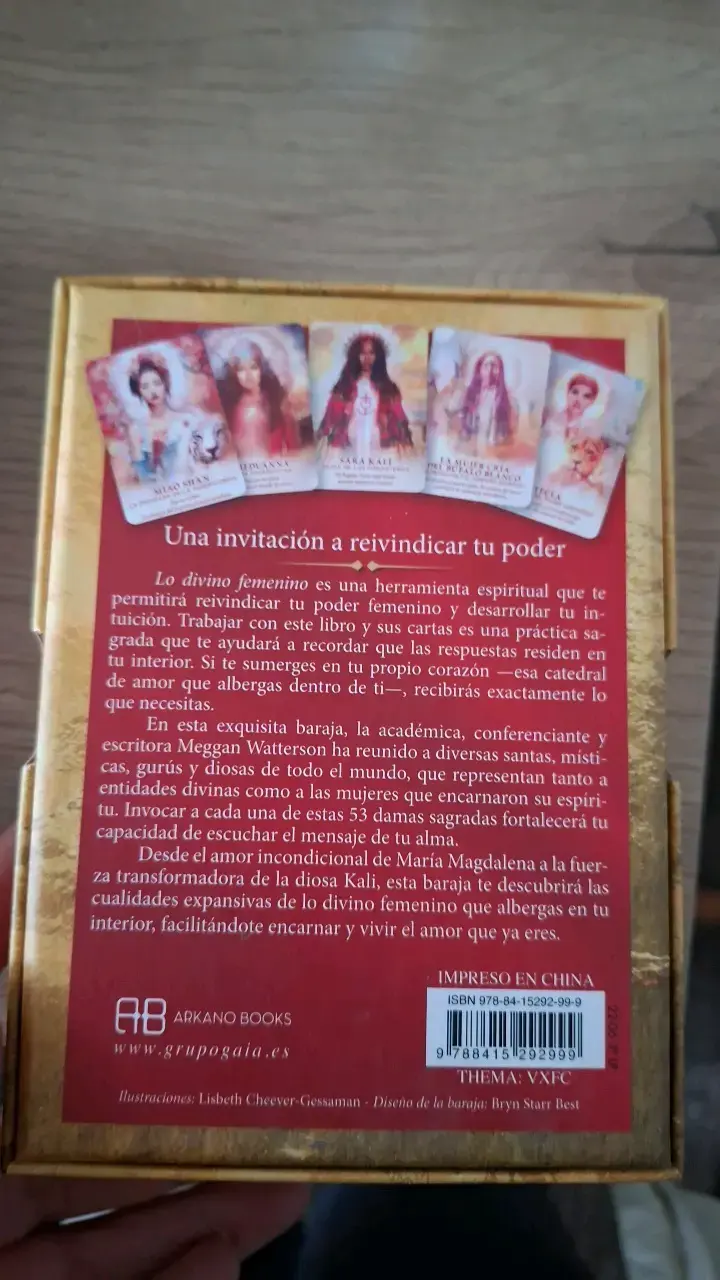 Libro y cartas oráculo Lo Divino Femenino - 2
