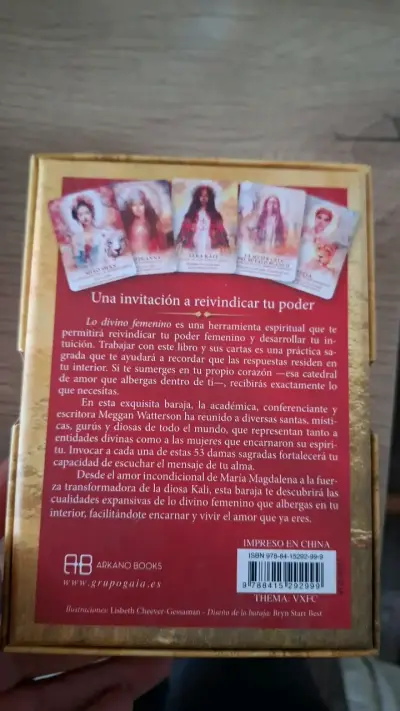 Libro y cartas oráculo Lo Divino Femenino - miniatura 2