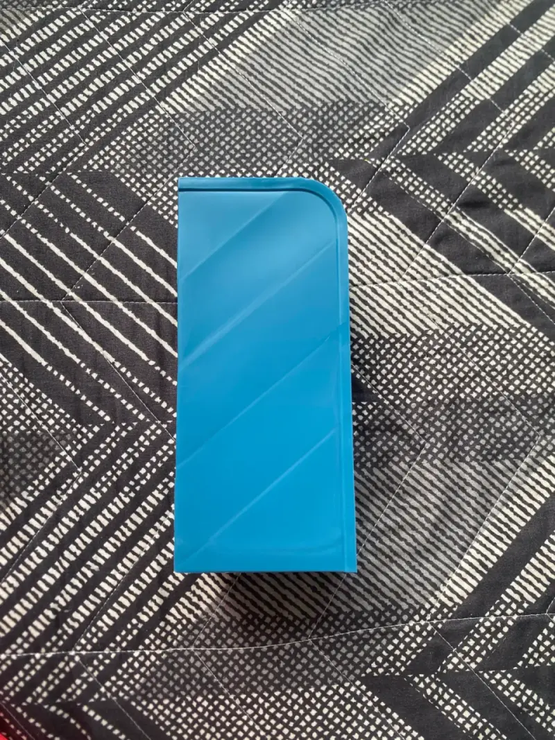 Organizador de escritorio azul de plástico - 2