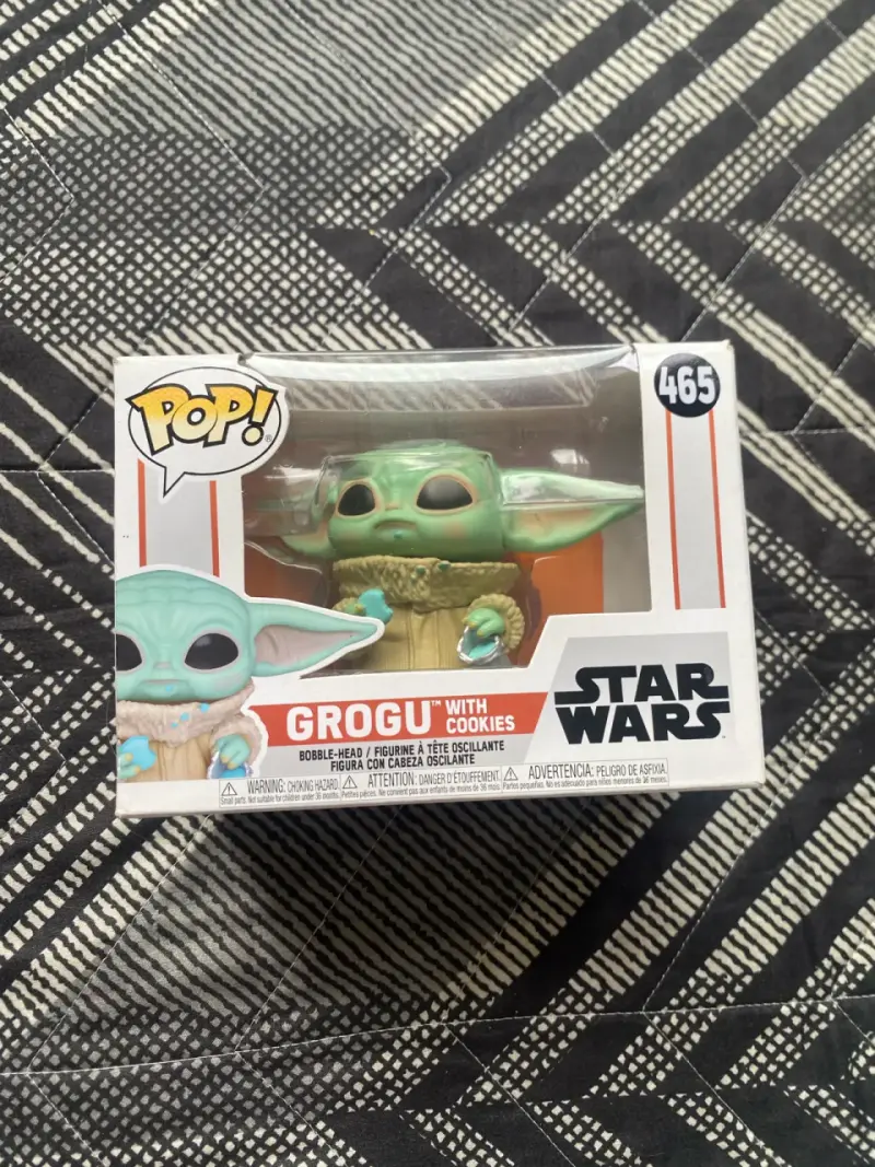 Figura Funko Pop Grogu con galletas - 1
