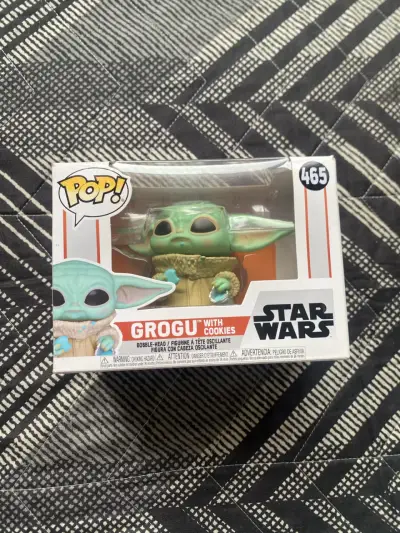 Figura Funko Pop Grogu con galletas - miniatura 1