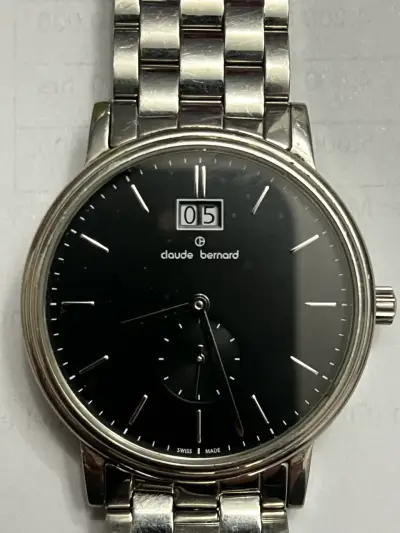 Reloj Claude Bernard suizo de acero inoxidable - miniatura 1