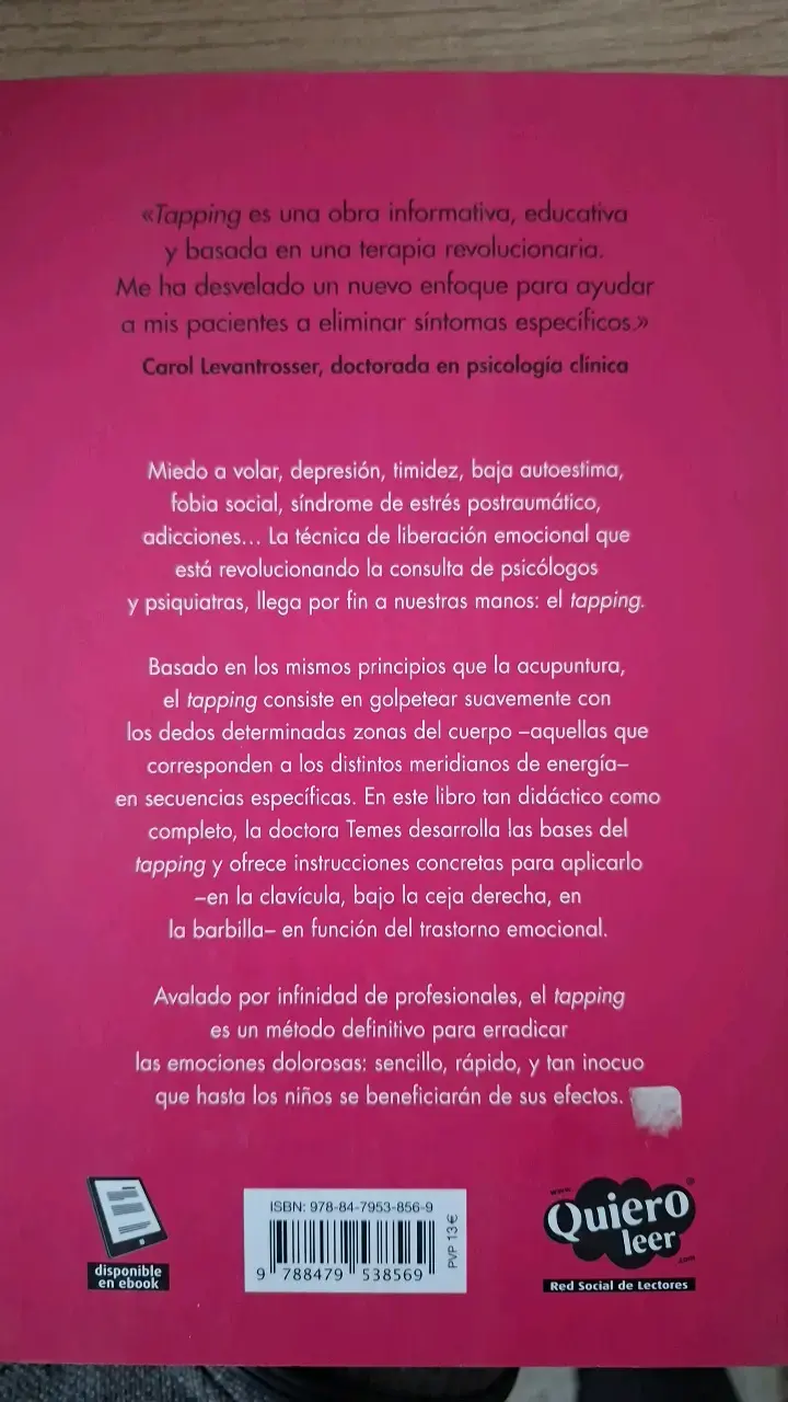 Libro Tapping de Roberta Temes - 2