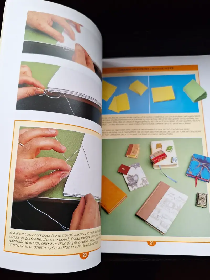 Libro Guía para encuadernar libros, en Francés - 4