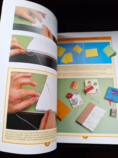 Libro Guía  para encuadernar libros, en Francés - miniatura 4