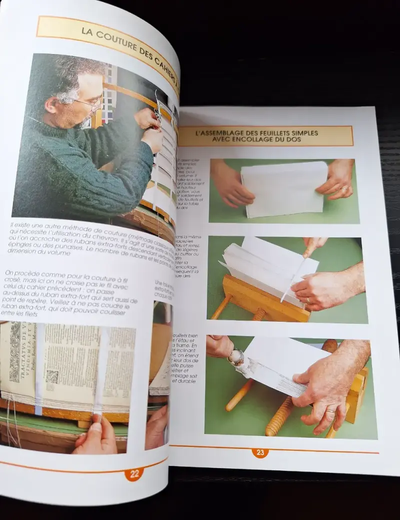 Libro Guía para encuadernar libros, en Francés - 5