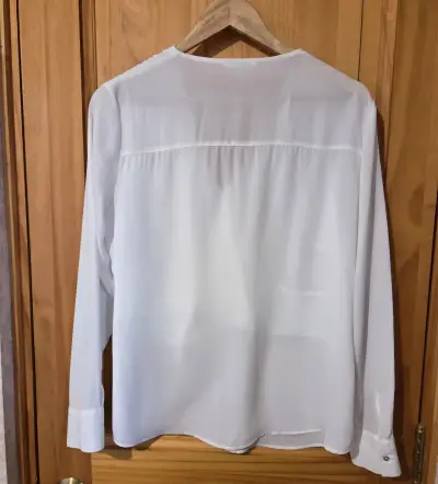 Blusa blanca elegante de mujer ASH - miniatura 4