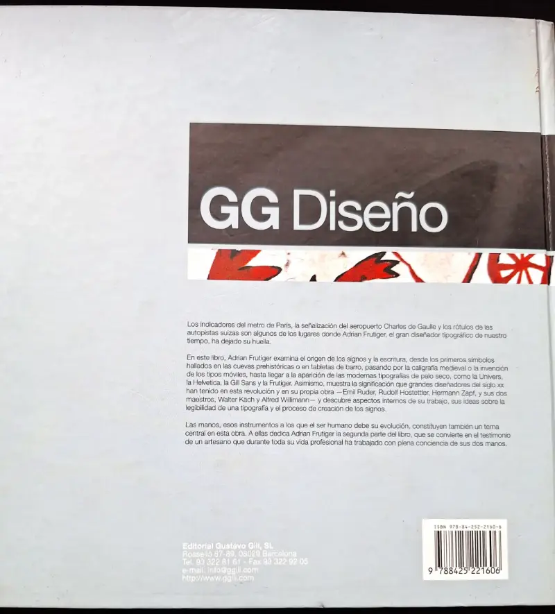 Libro 'Reflexiones sobre signos y caracteres' de Adrian Frutiger - 2