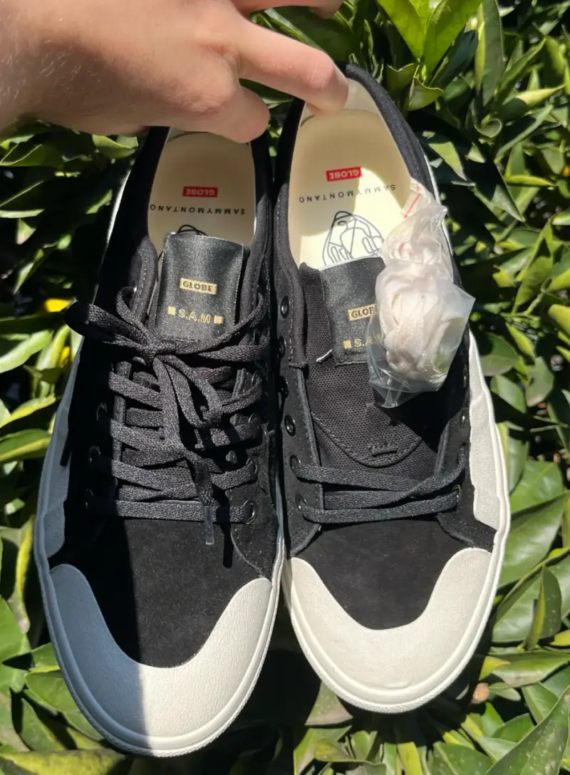 Zapatillas Globe negras de gamuza talla 9.5 - 3