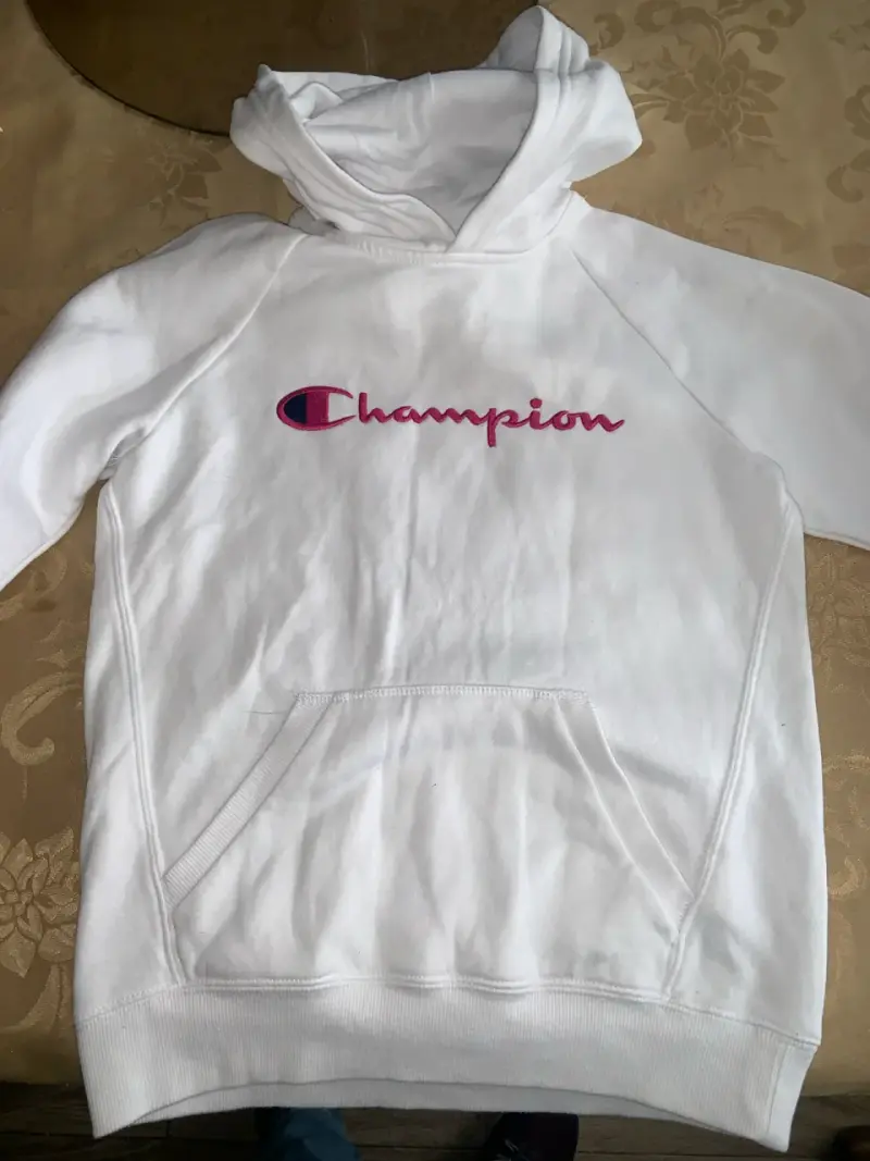 Polerón blanco Champion Talla 12 - 1