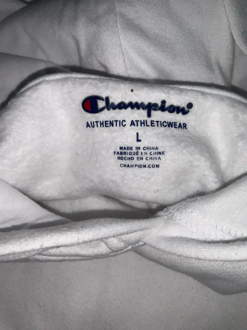 Polerón blanco Champion Talla 12 - 2
