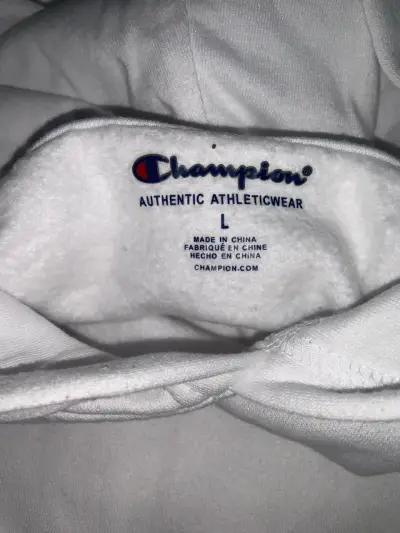 Polerón blanco Champion Talla 12 - miniatura 2