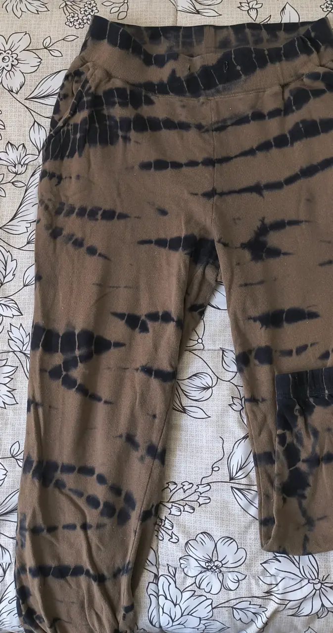 Pantalones tie-dye marrón y negro ALANIZ - 3
