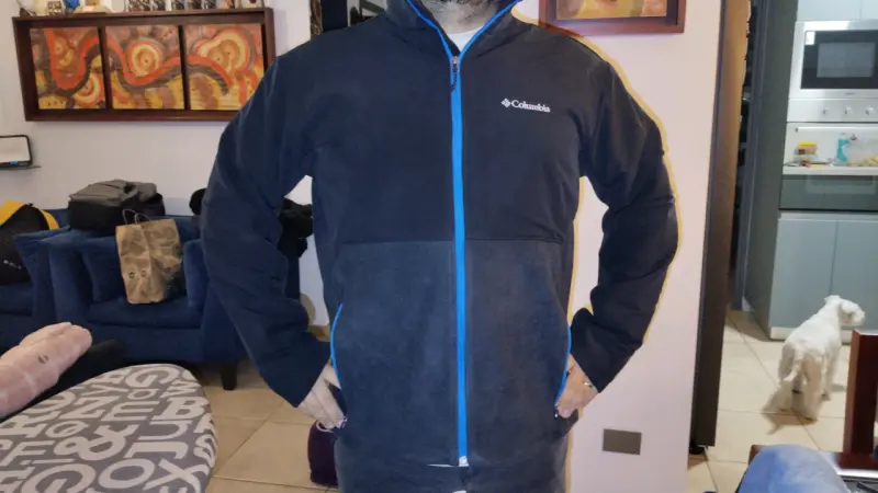 Chaqueta Columbia negra para hombre en buen estado - 2