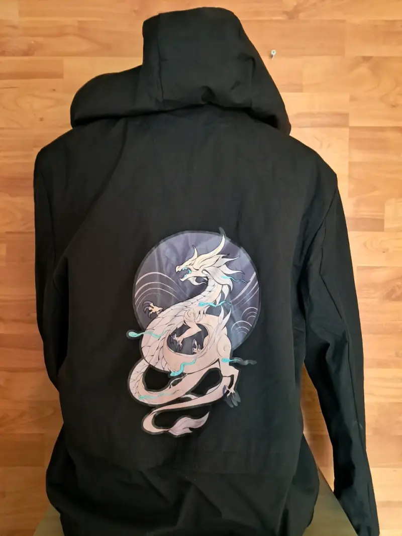 Chaqueta infantil negra con capucha KDA - 2