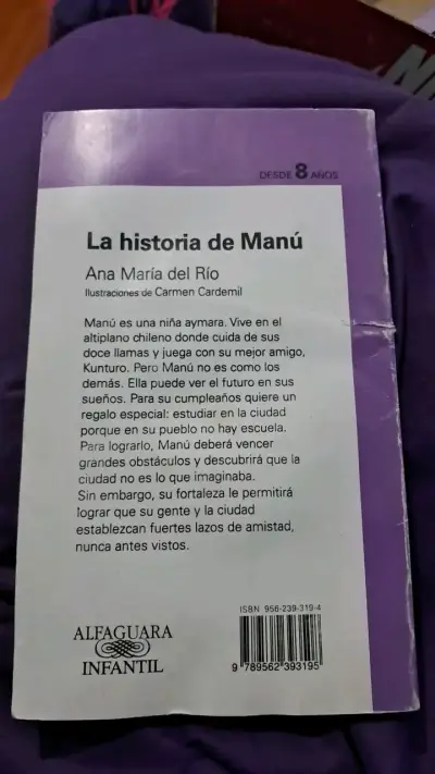 Libro infantil 'La historia de Manú' usado - miniatura 2