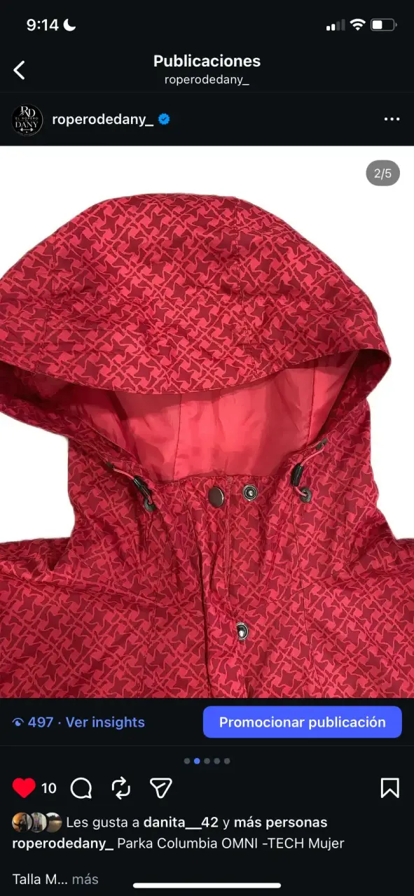 Parka Columbia Omni-Tech roja mujer - 2
