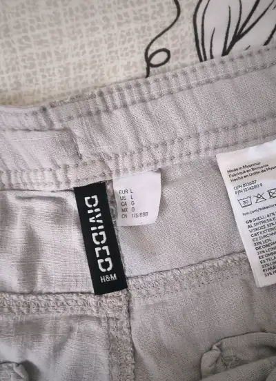 Pantalones grises con bolsillos H&M - miniatura 3