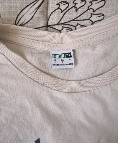 Polera beige con diseño PUMA - miniatura 3