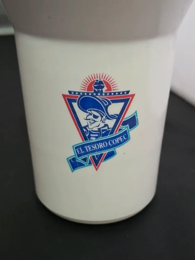 Vaso El Tesoro Copec con bombilla colección - 2