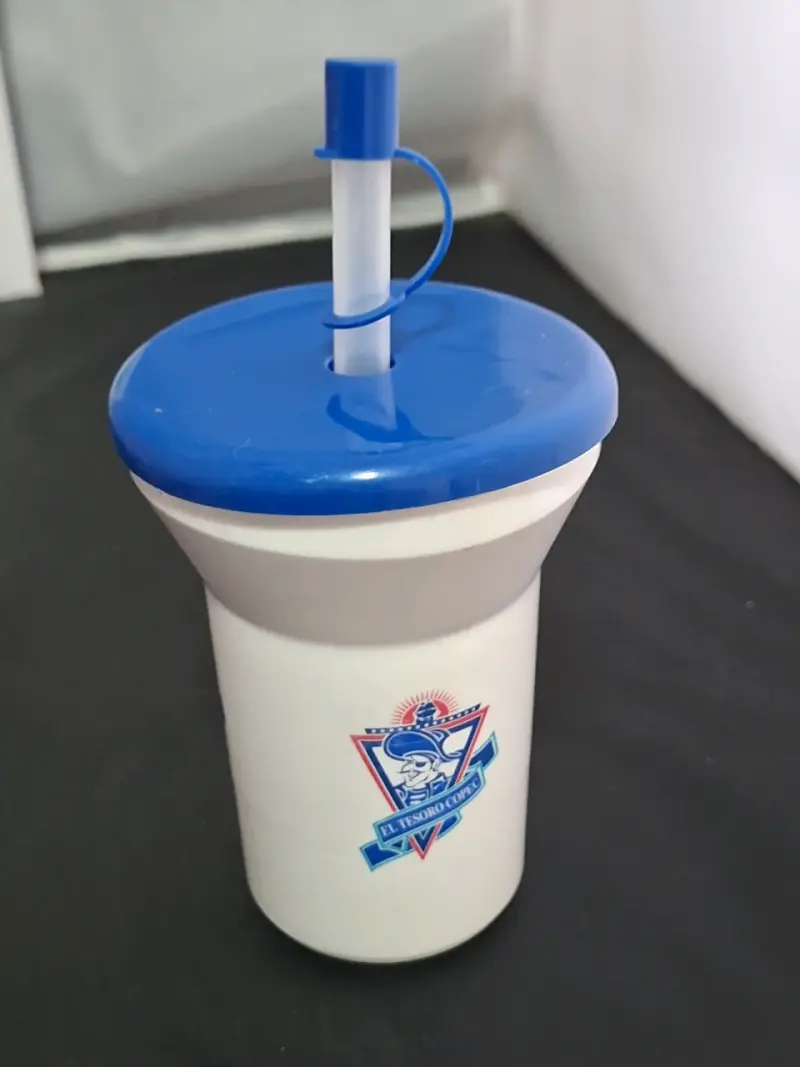 Vaso El Tesoro Copec con bombilla colección - 3