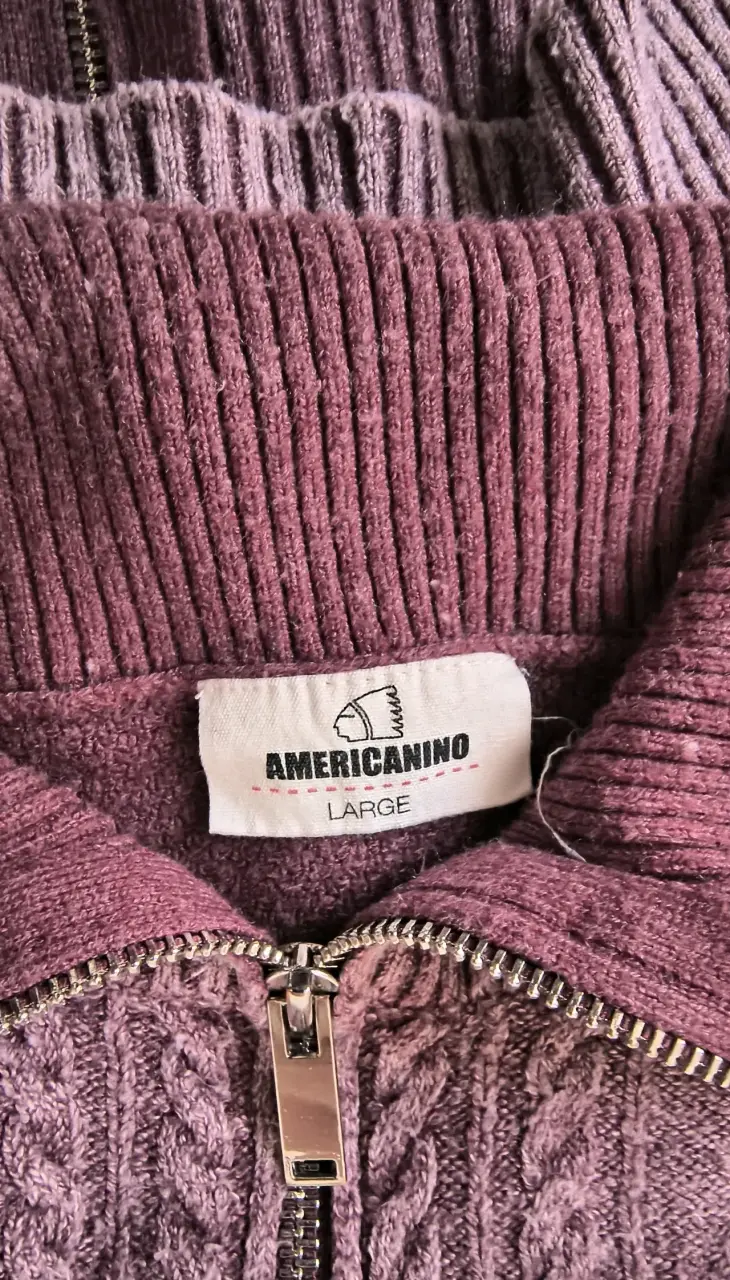 Chaleco rosado con cierre AMERICANINO - 3