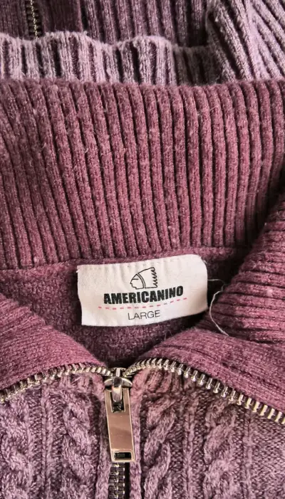 Chaleco rosado con cierre AMERICANINO - miniatura 3