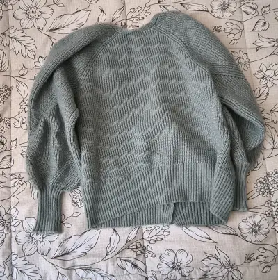 Cárdigan de punto verde con botones AMETICANINO - miniatura 2