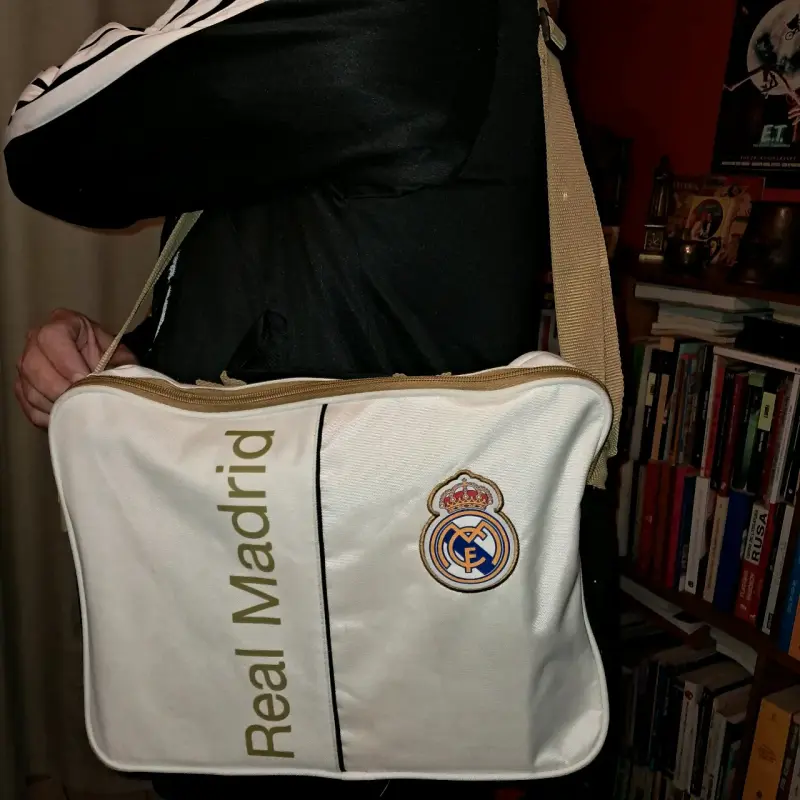 Bolso bandolera Real Madrid blanco - 1