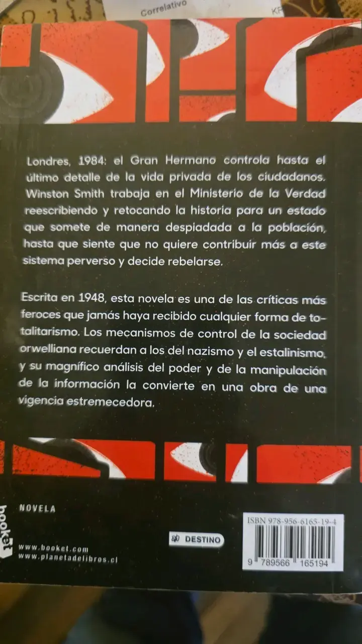 Libro '1984' de George Orwell - 2