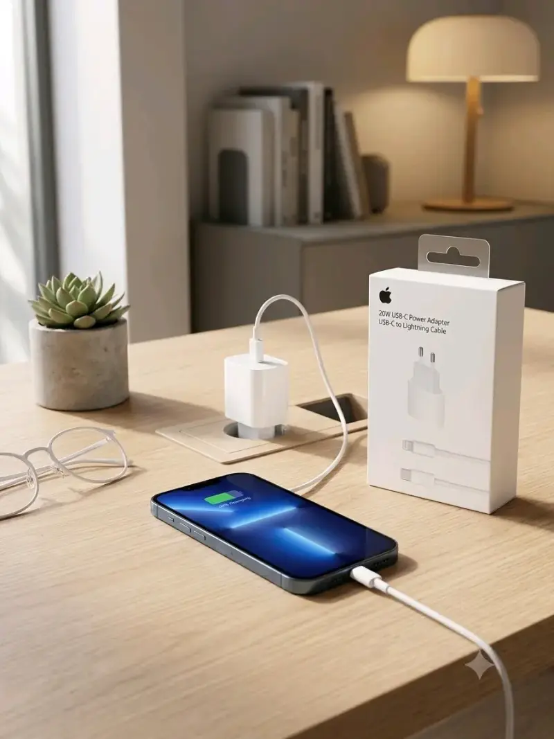 Cargador 20W USB-C con cable Lightning - 3