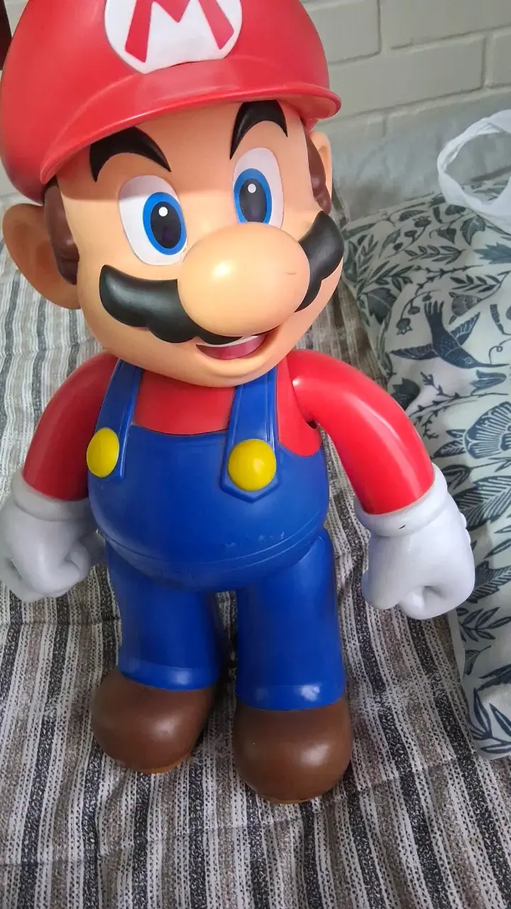 Figura de acción Mario Bros grande Articulable - 1