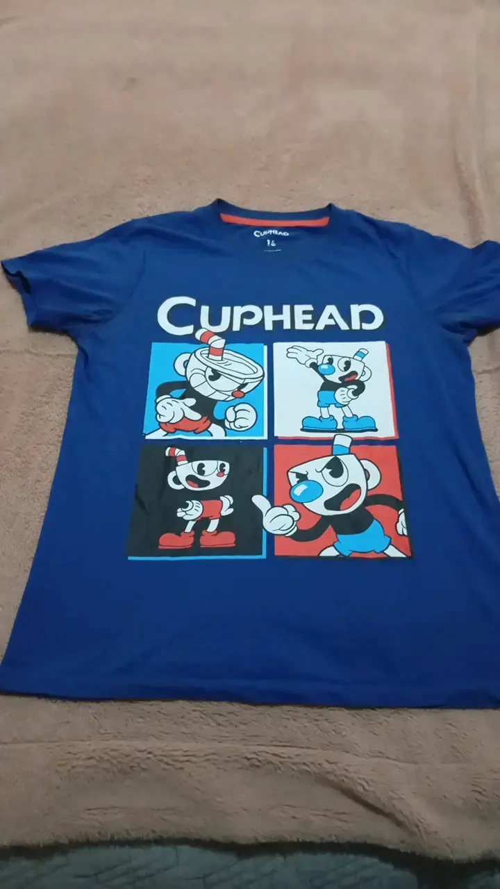 Pack Poleras Cuphead Talla 16 - 2