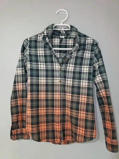 Camisa de cuadros para mujer estilo casual - miniatura 1
