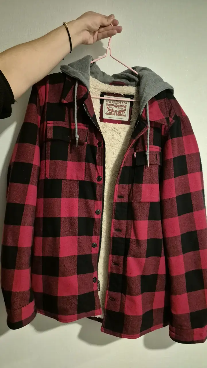 Chaqueta de franela Levi's con capucha - 1
