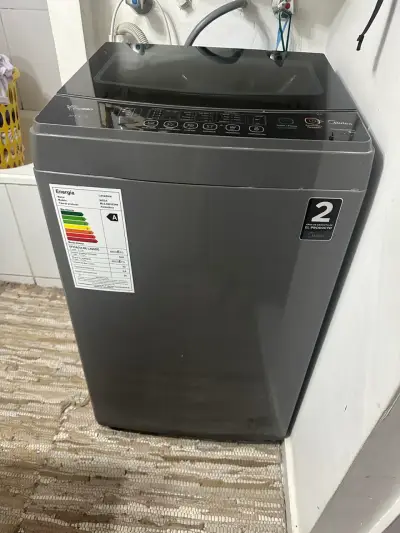 Lavadora Midea 9 kg carga superior gris - miniatura 1