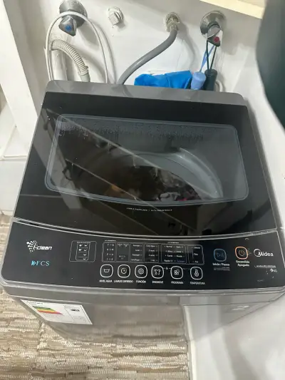 Lavadora Midea 9 kg carga superior gris - miniatura 2