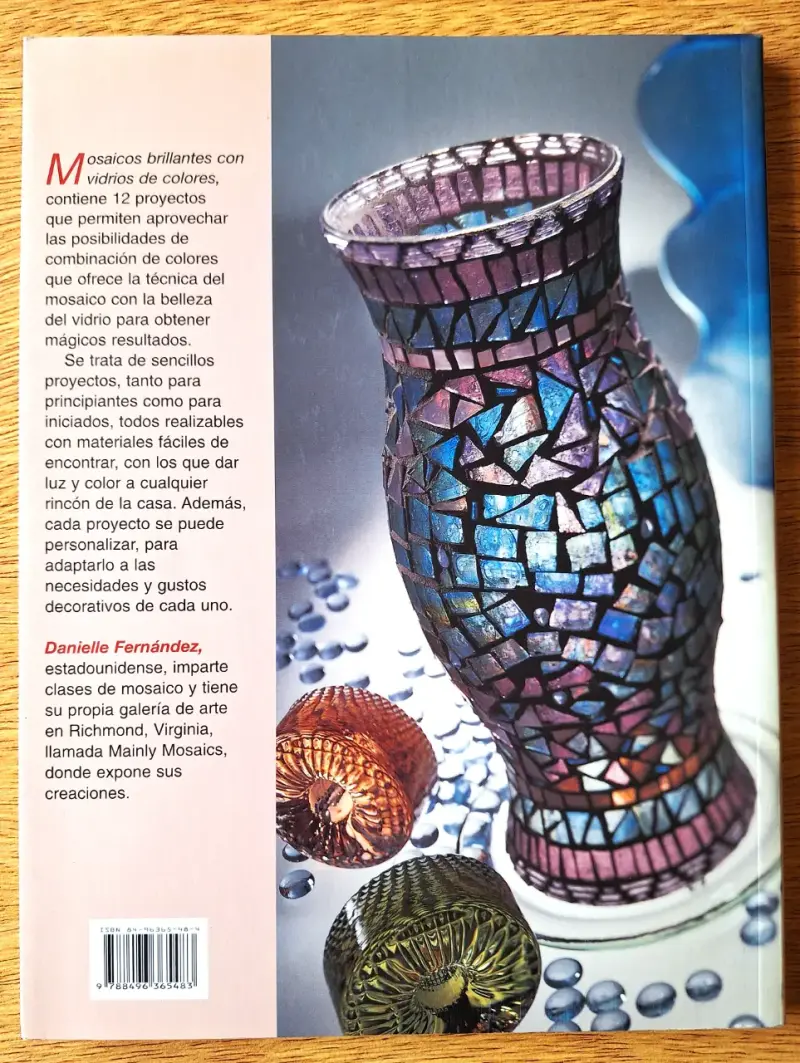Libro de mosaicos brillantes con vidrios de colores - 2
