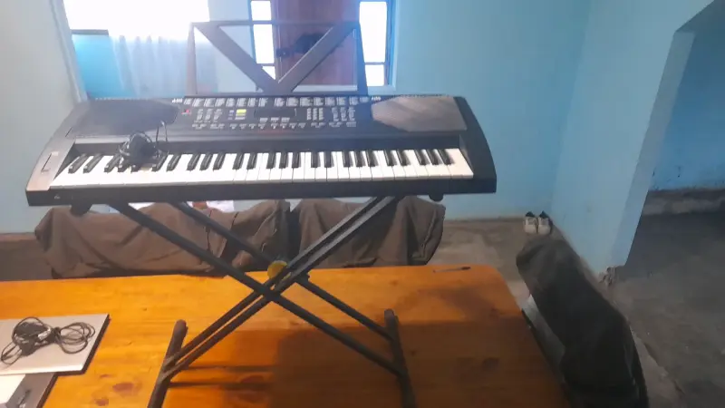 Teclado bontempi con soporte - 3